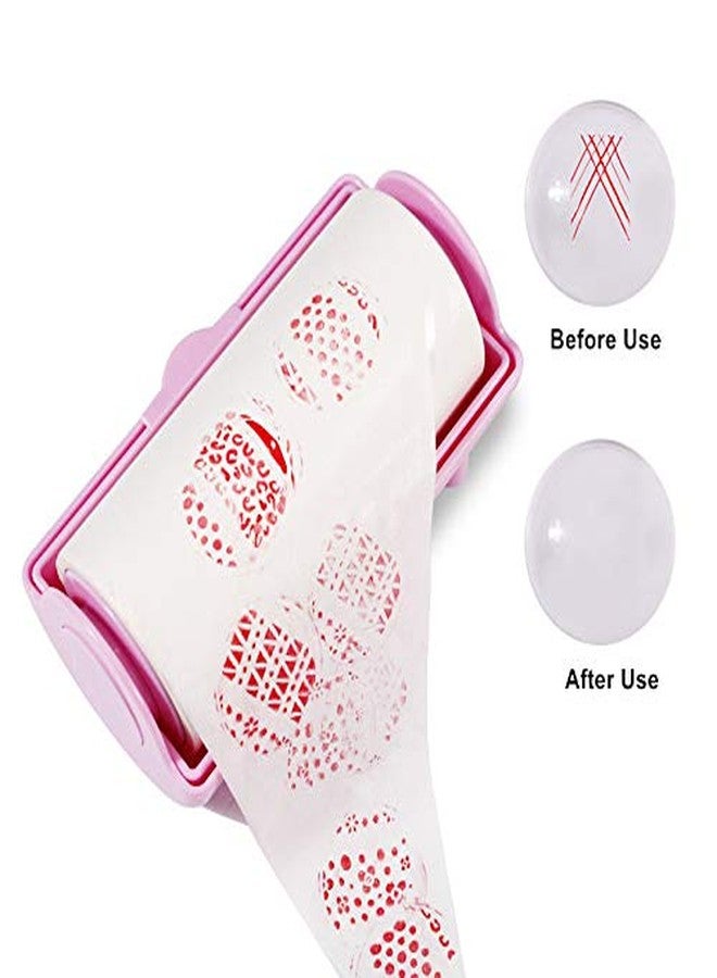 LiBiuty Nail Stamper Cleaner Nail Stamping Gel Remover Paper Pink - Image 2